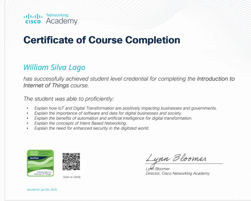 Fundamentos do Iot - Cisco